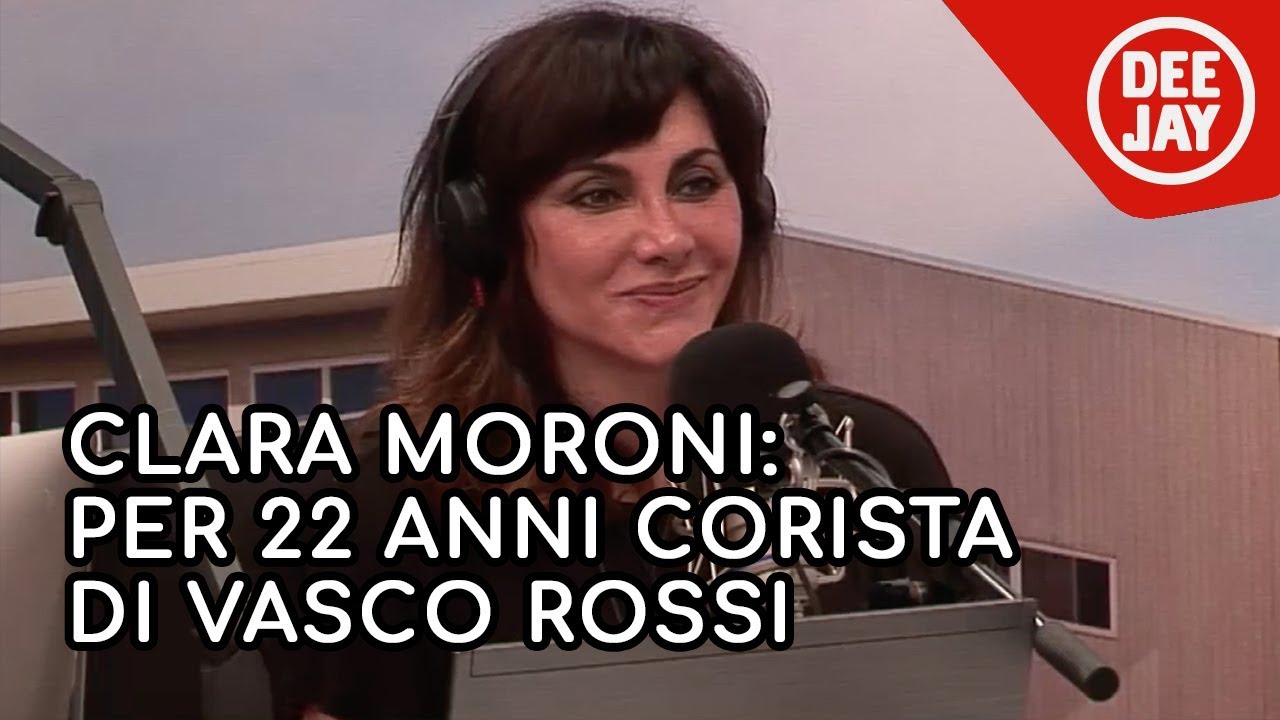 Clara Moroni: corista di Vasco Rossi intervistata a Radio Deejay