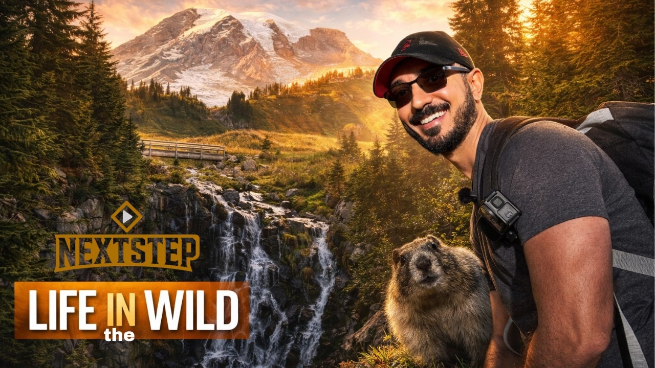 جبل رينير فاجأني!! حياة برية بكل مكان والمناظر تخبل 🌲🏔️