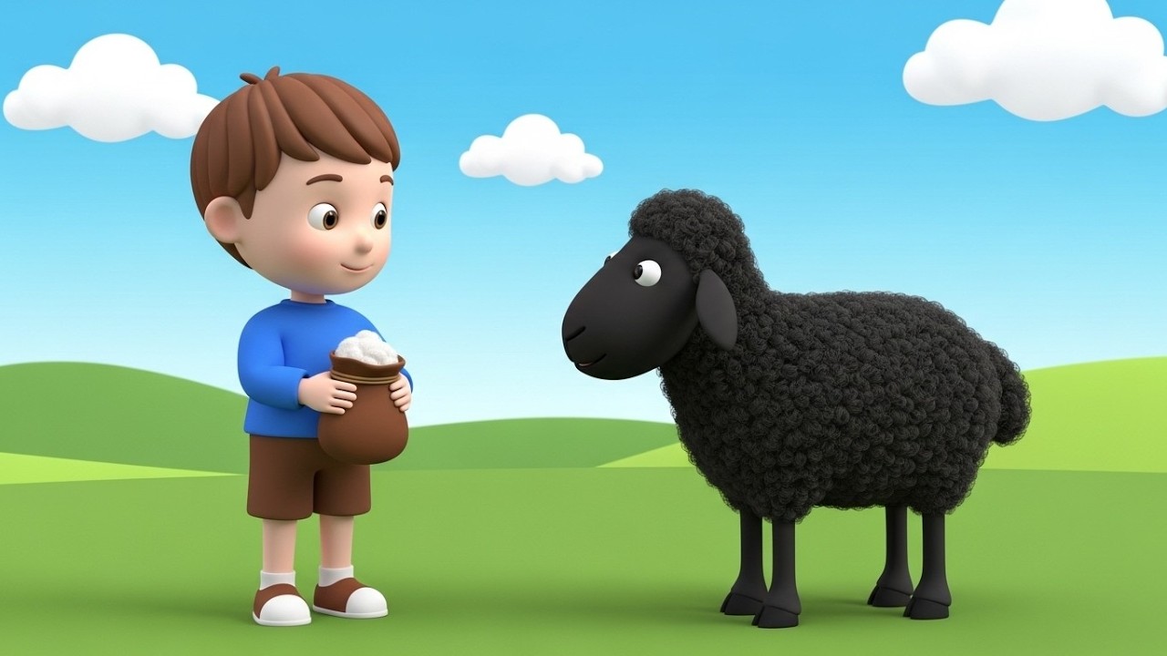 Baa Baa Black Sheep 🐑 | Classic Kids Song | Fun Sing-Along Nursery Rhyme