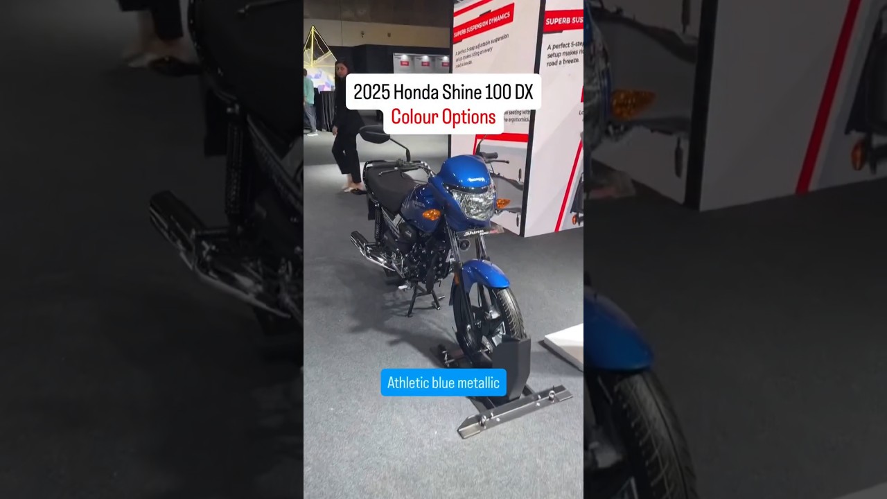 2025 Honda shine 100 DX Colour options | Times Drive #shorts