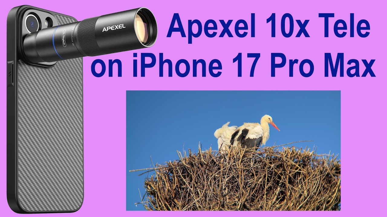 I shot this APEXEL 10x Optical Tele Lens on my iPhone 17 Pro Max
