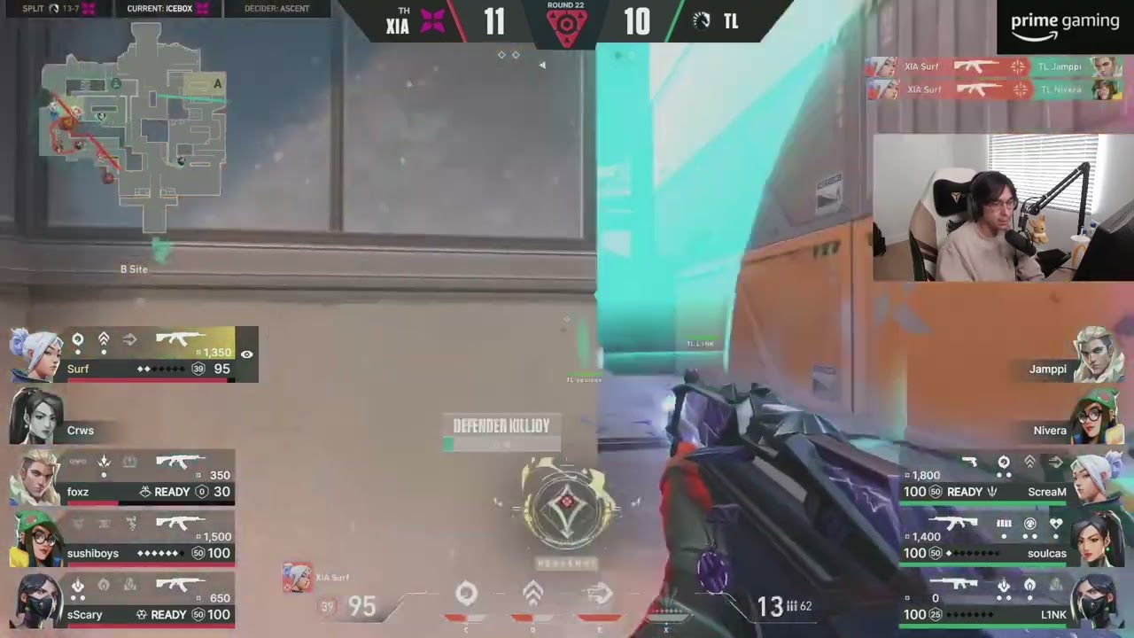 TenZ gets impressed by XERXIA Surf