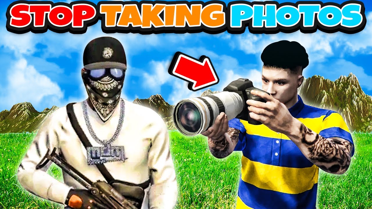 Фотографирование членов банды ANGRY в GTA RP