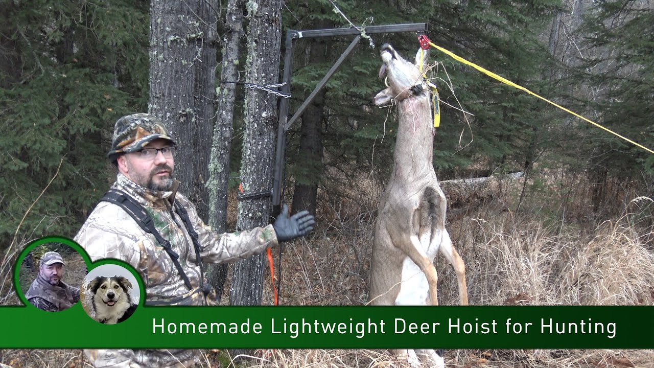 Homemade Lightweight Deer Hoist for Hunting - Project