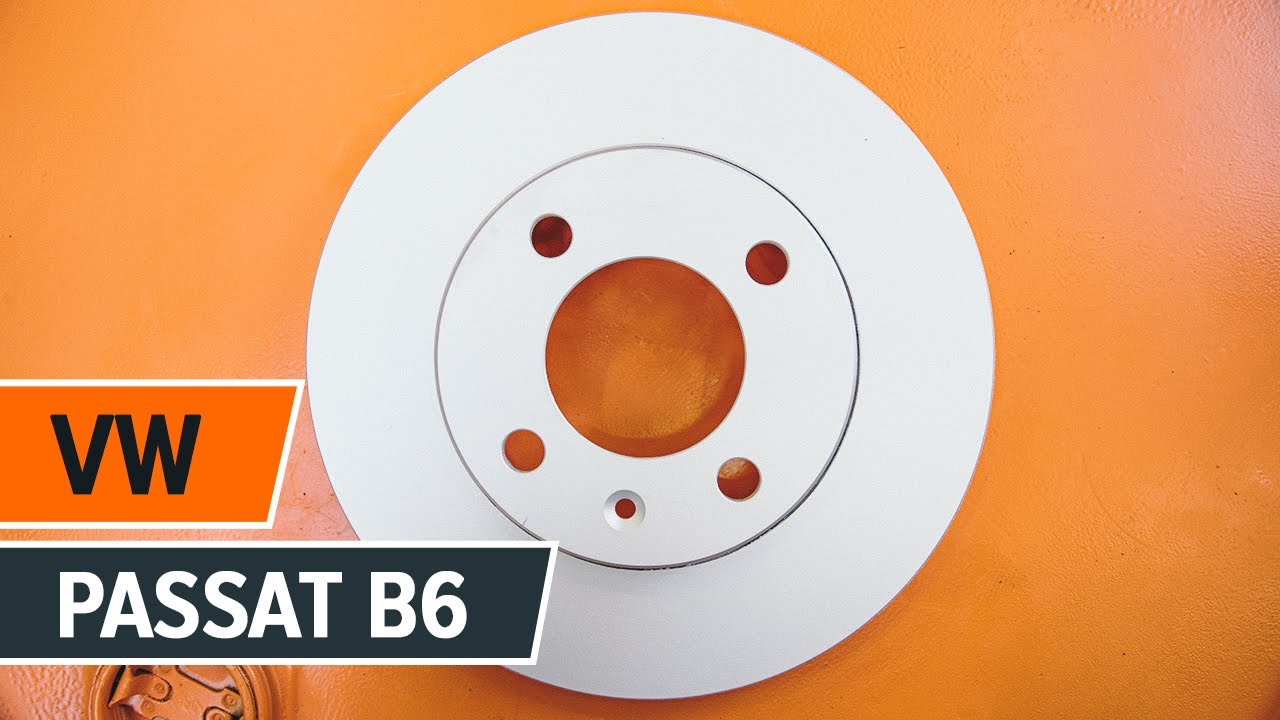Hoe een achter remschijven van achter remblokken vervangen op een VW PASSAT B6 [HANDLEIDING AUTODOC]