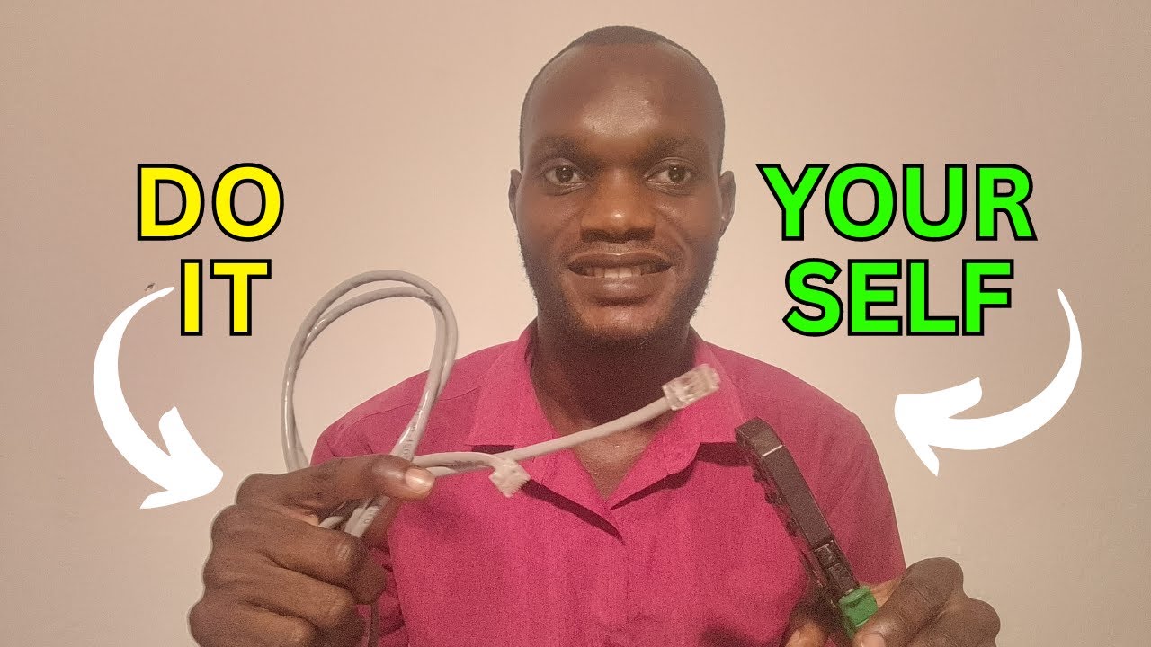 How to Make Ethernet Cable Quick and Easy - Straight Through Ethernet Cable| RJ45 CAT 6 Cable