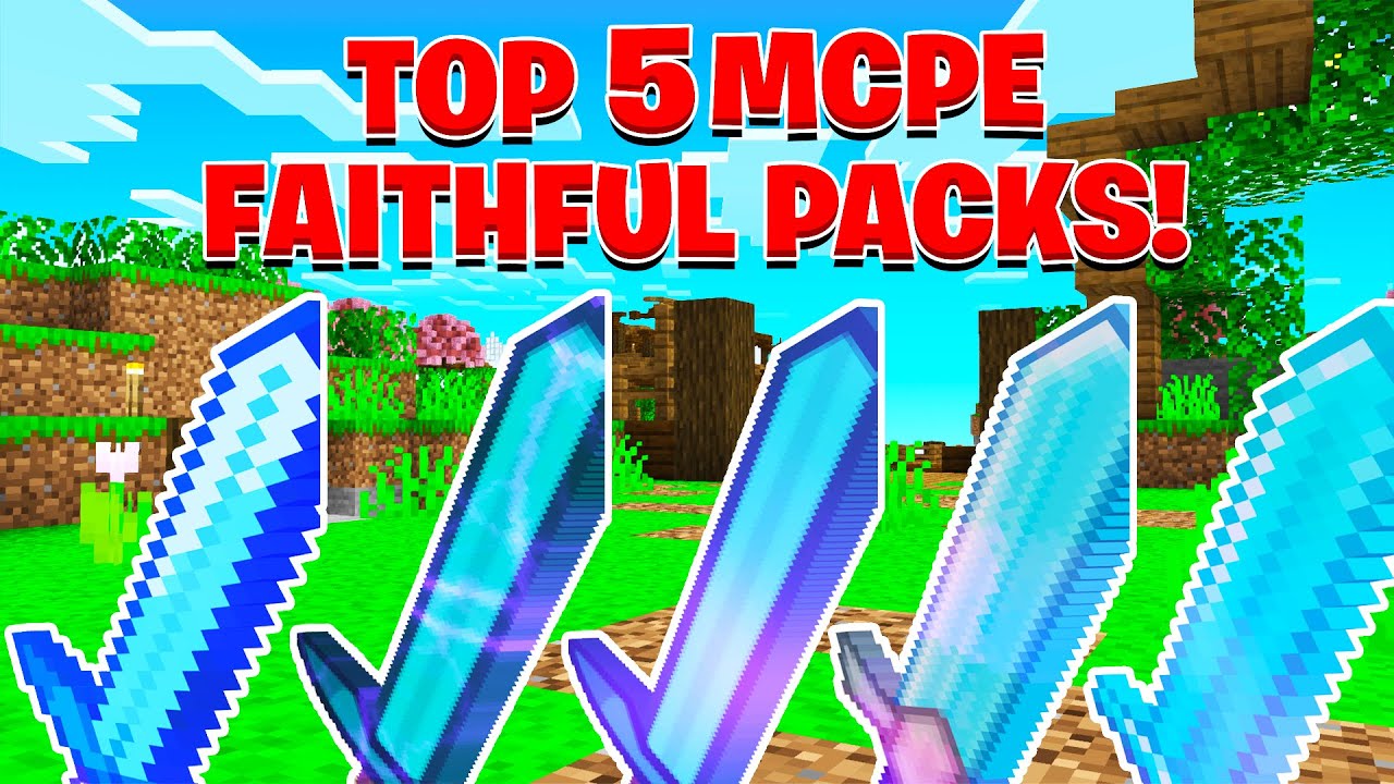 TOP 5 MCPE 1.16 FAITHFUL TEXTURE PACKS! (Minecraft PE) 2021