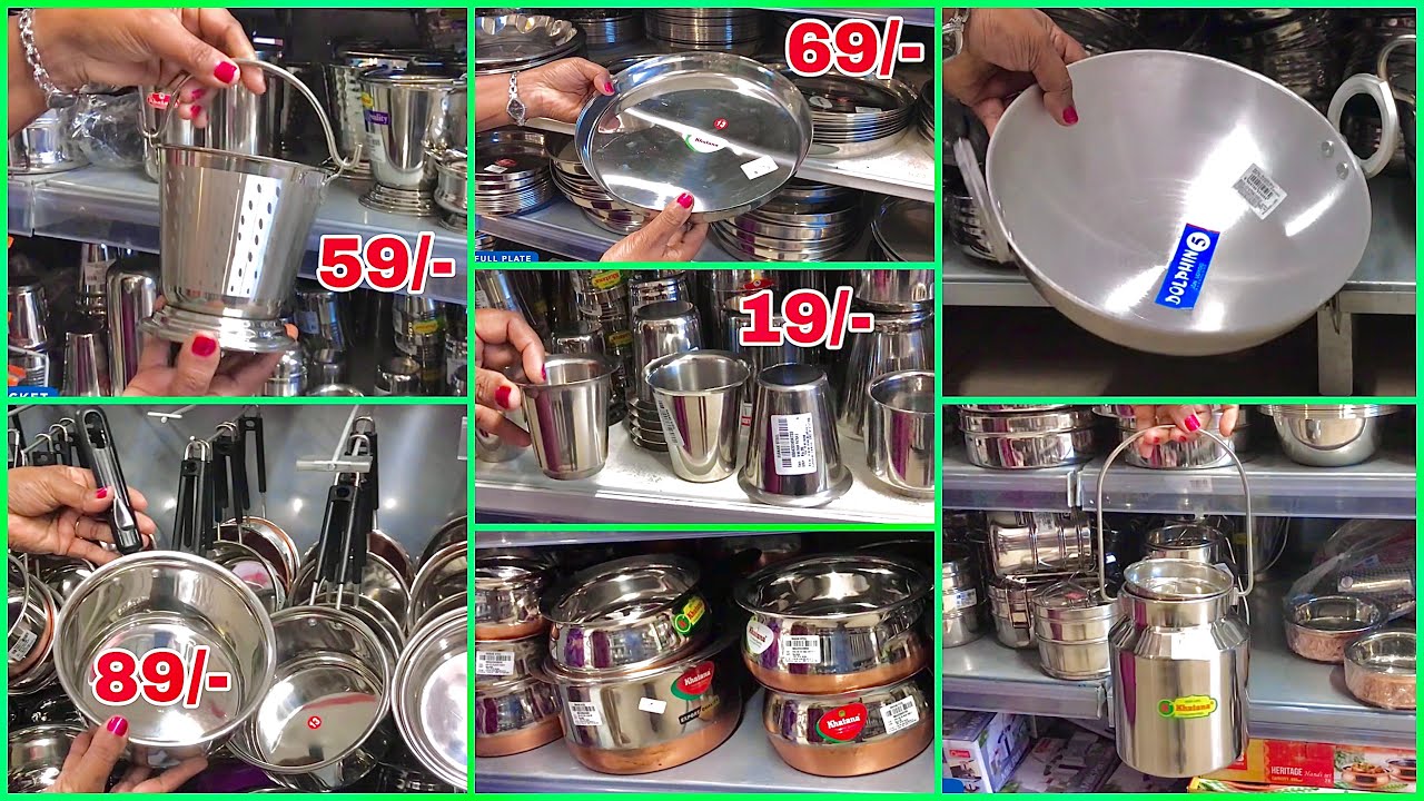 SPAR Latest Offer On Stainless Steel and Aluminium Kitchenware, Like DMART Unique Amazing Collection