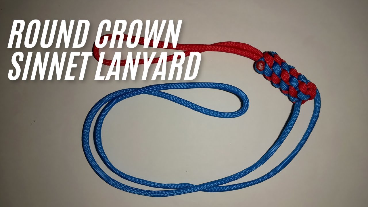 Round Crown Sinnet Paracord Lanyard Tutorial – Clean, Strong & Easy to Make