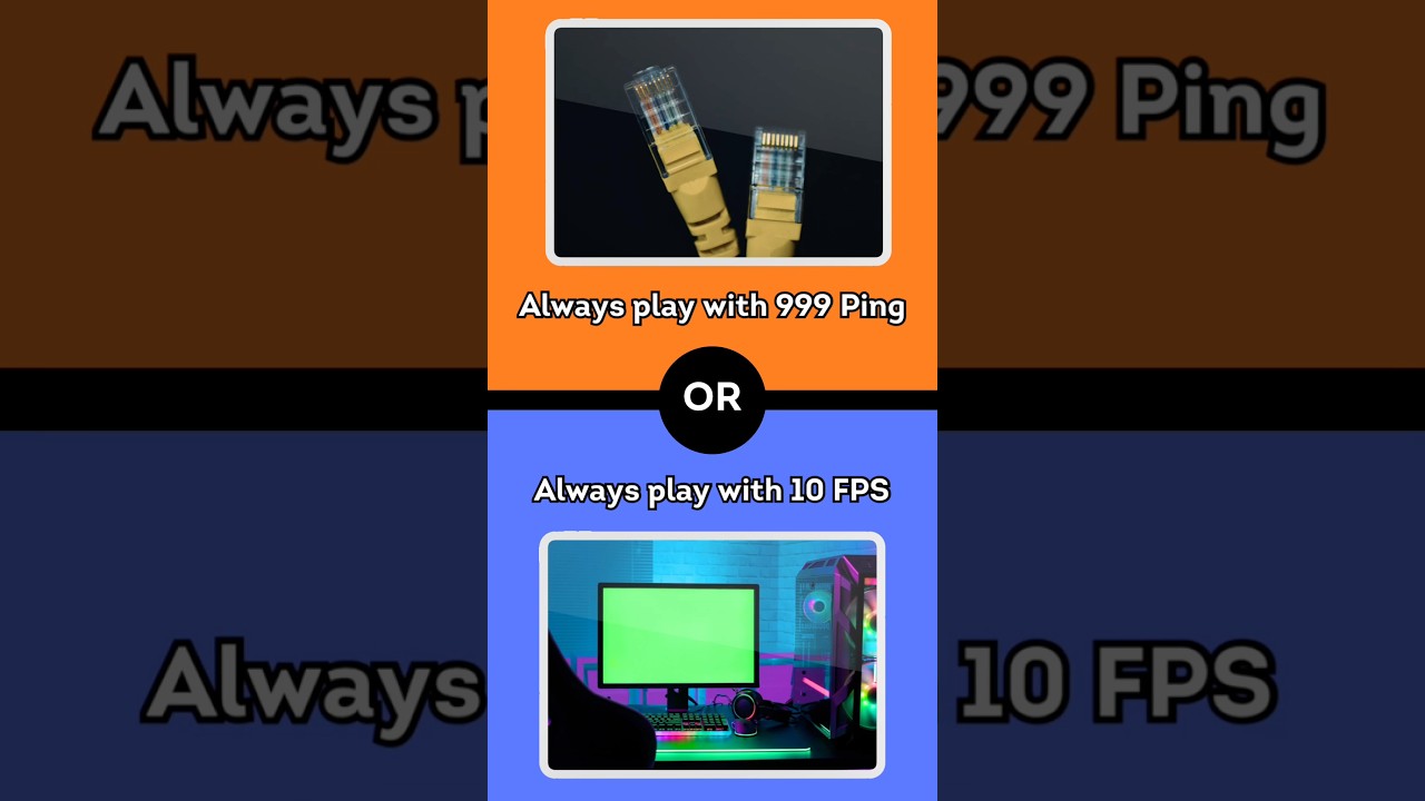 999 Ping or 10 FPS? 🎮🤬 