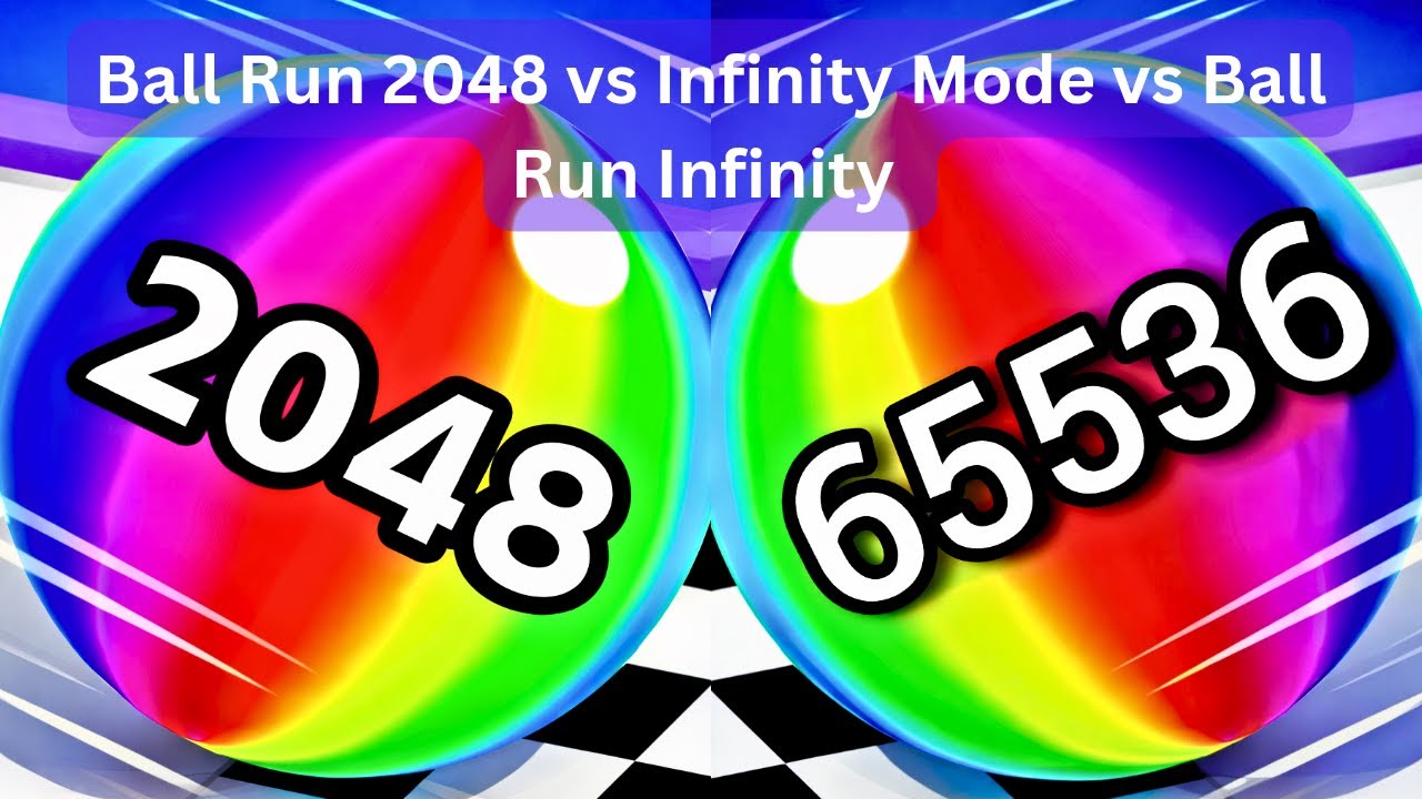 Ball Run 2048, Infinity Mode, Ball Run Infinity | Satisfying Ball Games Hub LIVE 🔴 24/7