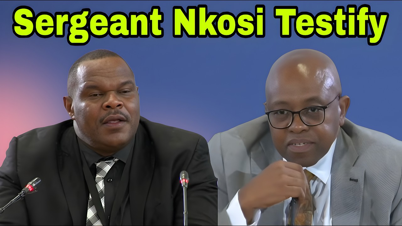 Sgt Fannie Nkosi testifies at Madlanga Commission of Inquiry.