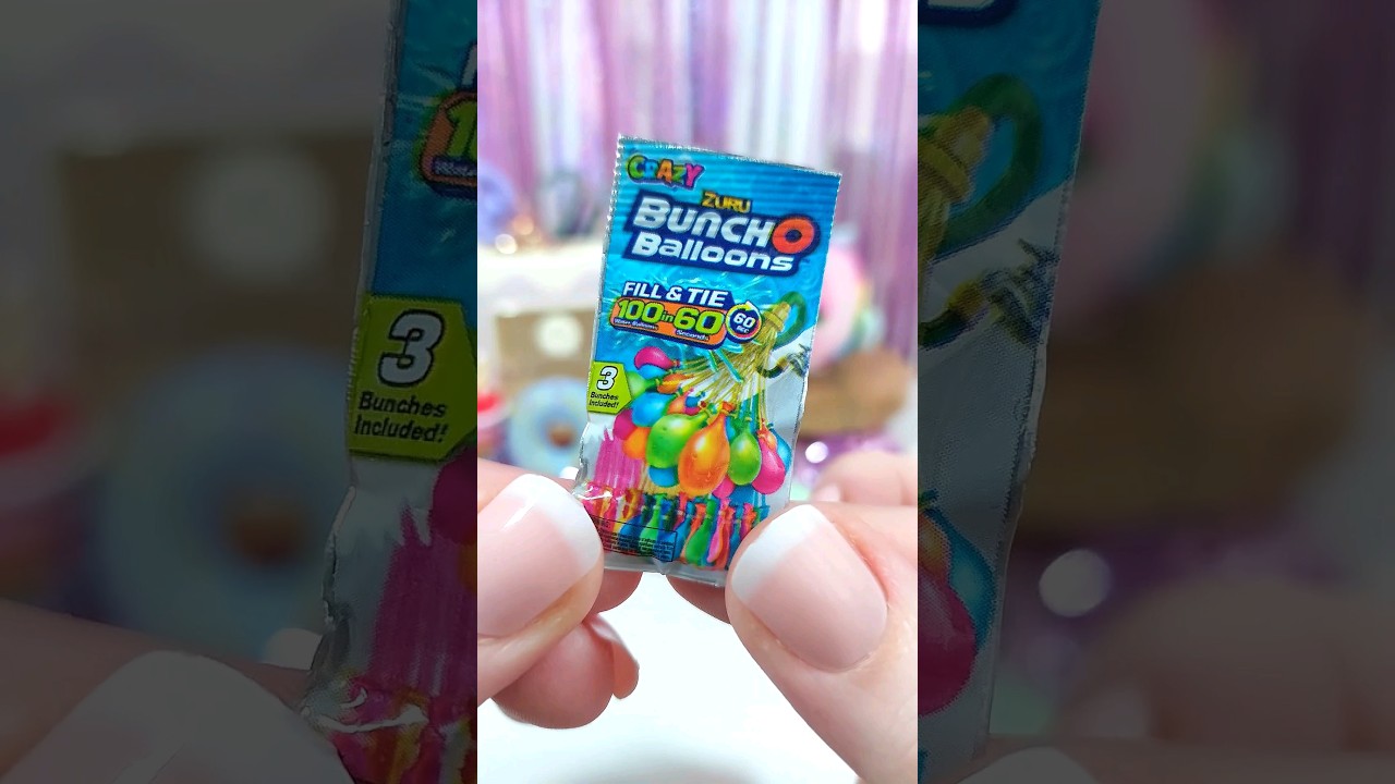 What&acute;s inside Buncho Balloons from Toy Minibrands Serie1 ?😱 #shorts #minibrands