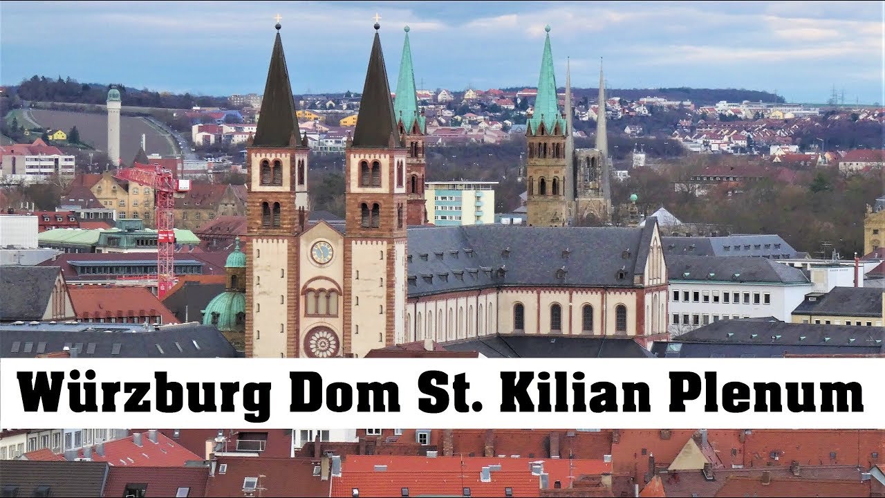Würzburg, Dom St. Kilian, Vollgeläut aller 20 Glocken (Gedenkläuten 2019)