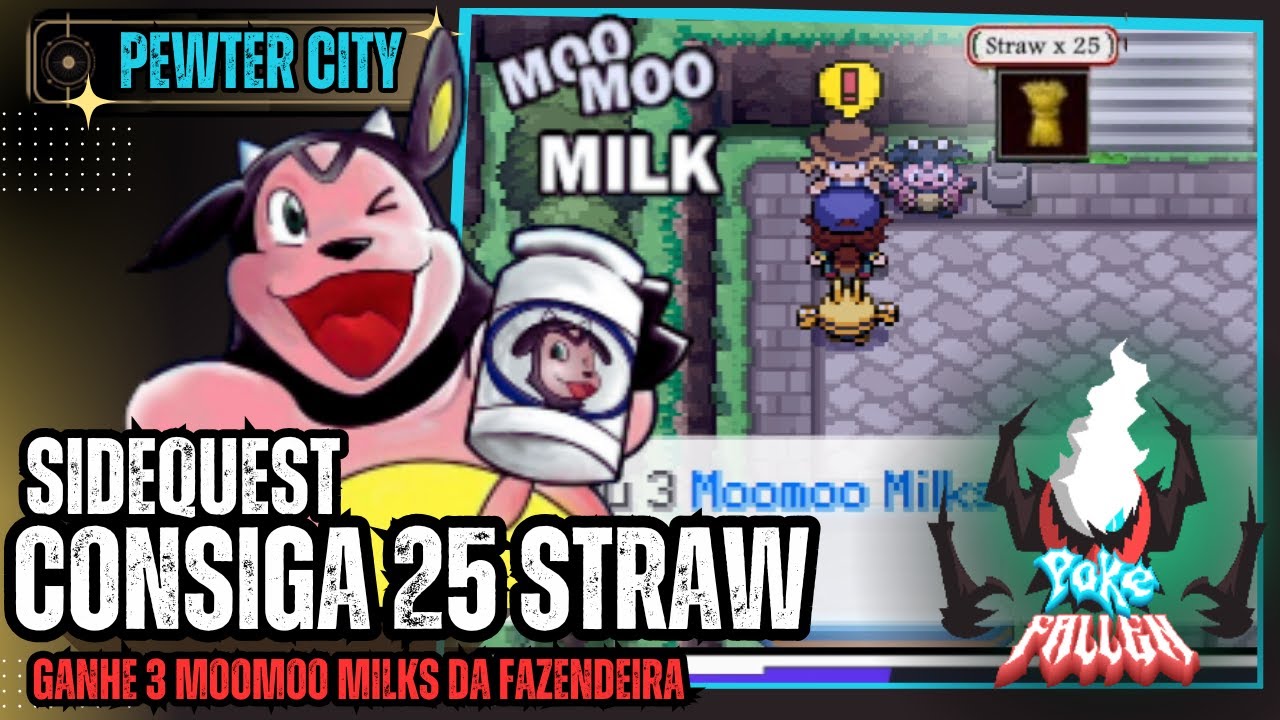 POKEFALLEN - V12.3 : SIDEQUEST - FAZENDEIRA DE MILTANKs | Ganhe 3 Moomoo Milk‼ ( PC-FANGAME ) 🇧🇷