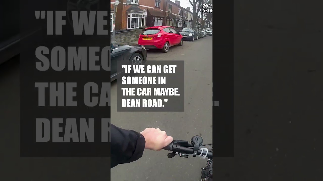Watch: Cycle patrol officer chases down man with knife