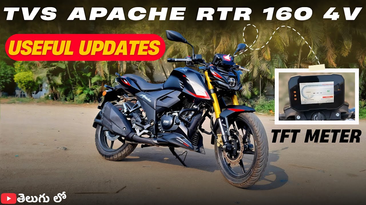 2026 TVS APACHE RTR 160 4V TFT Review | Better Than Pulsar N160? @motoboyvk 