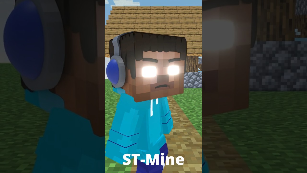 Baby Steve VS Bad Villager. Smart boy. #shorts