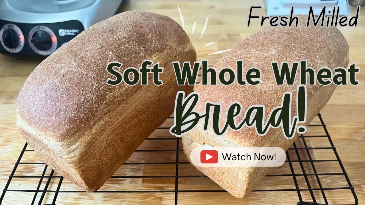 Easy Whole Wheat Sandwich Bread | No Additives Needed! With Yudane
