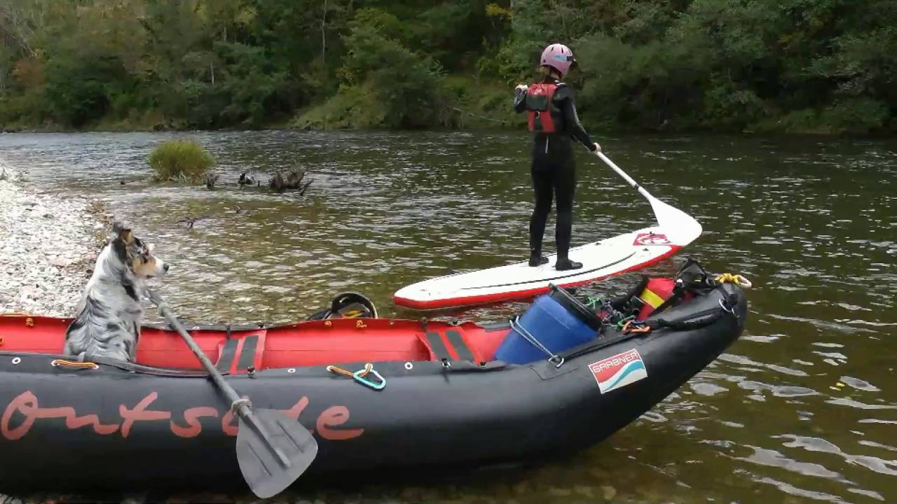 Paddeln im legendären OUTSIDE-Kanadier von Grabner u a