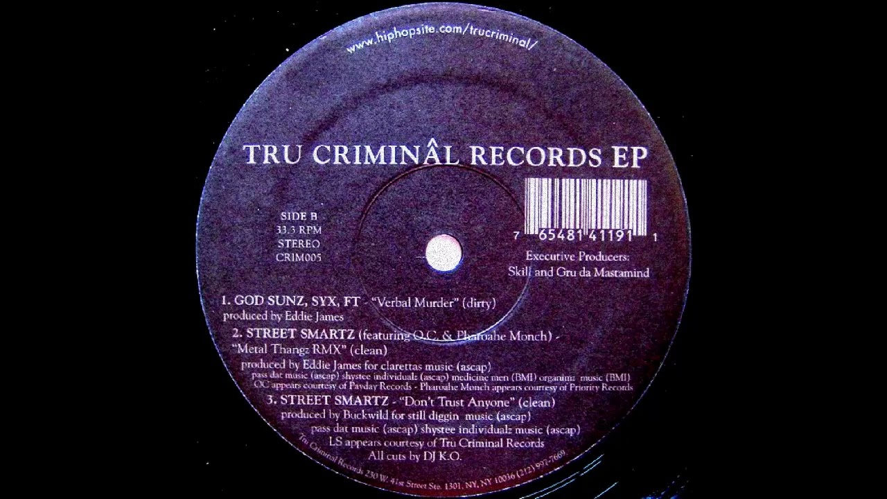 Street Smartz ft. O.C. & Pharoahe Monch - Metal Thangz (Eddie James Remix)