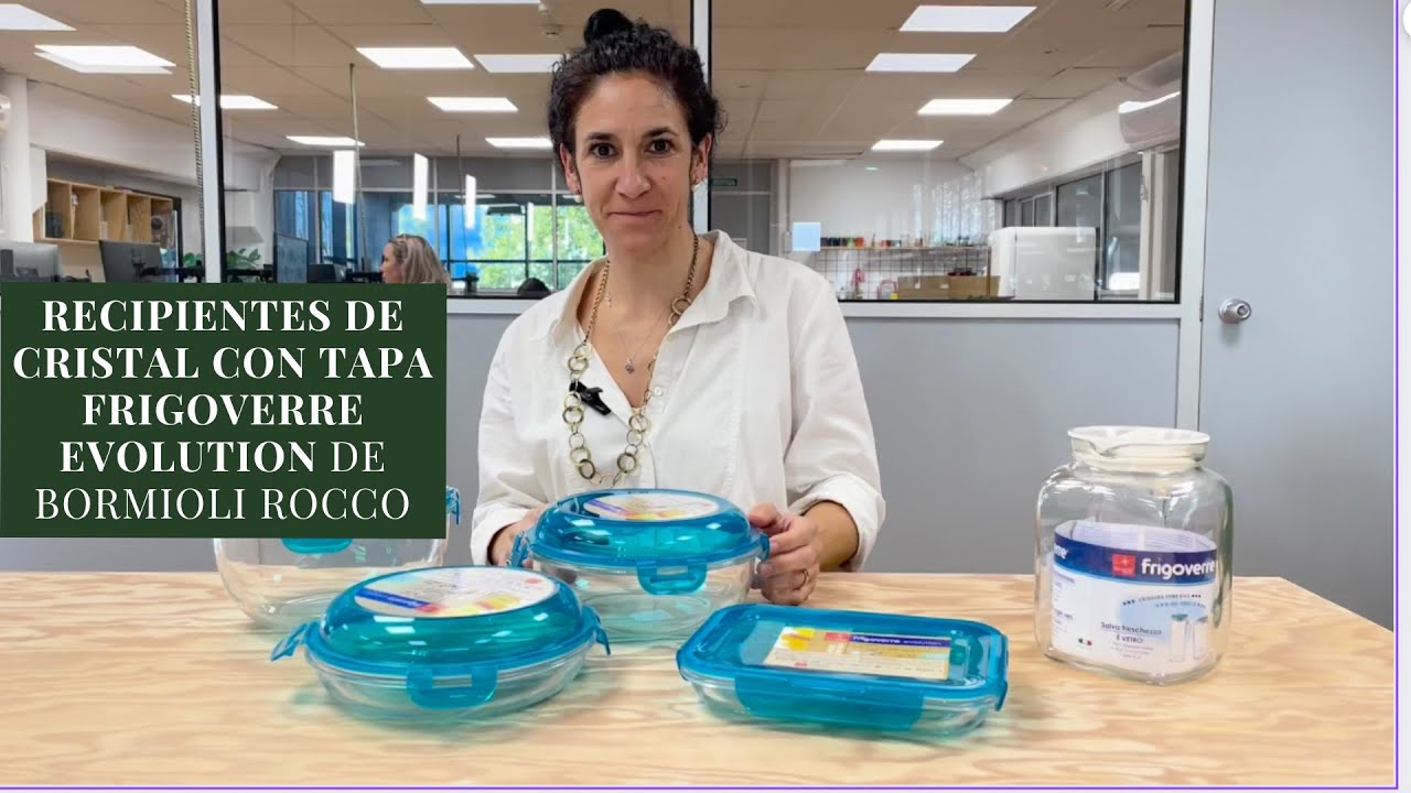 Recipientes de cristal Frigoverre Evolution de Bormioli Rocco🤩. ¡Estos recipientes lo tienen todo!