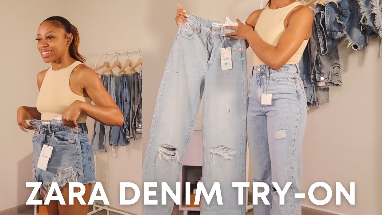 Try-On Haul: Zara Denim | Jeans, Shorts & MORE | Styling Tips, Comfortability, Etc.