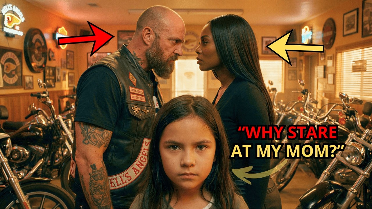 I hid his daughter for nine years...Until my daughter asked the Hell's Angel, “Why stare at my mom?”