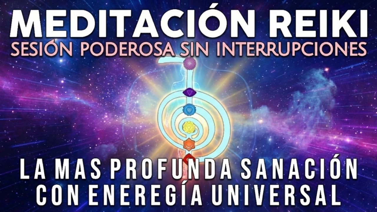 🌀💆🏻‍♀️MEDITACIÓN REIKI: SANACIÓN PROFUNDA CON ENERGÍA UNIVERSAL sesión completa