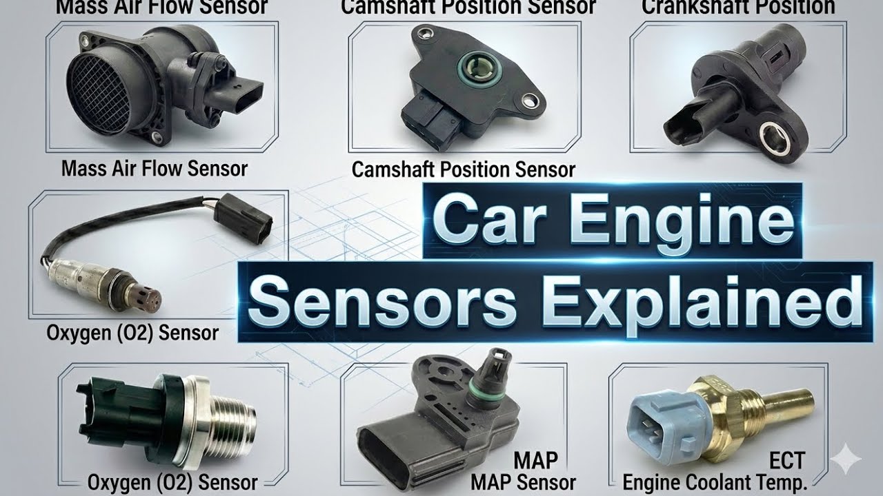 Top Engine Sensors Explained | What are the functions of engine sensors | Bright Source