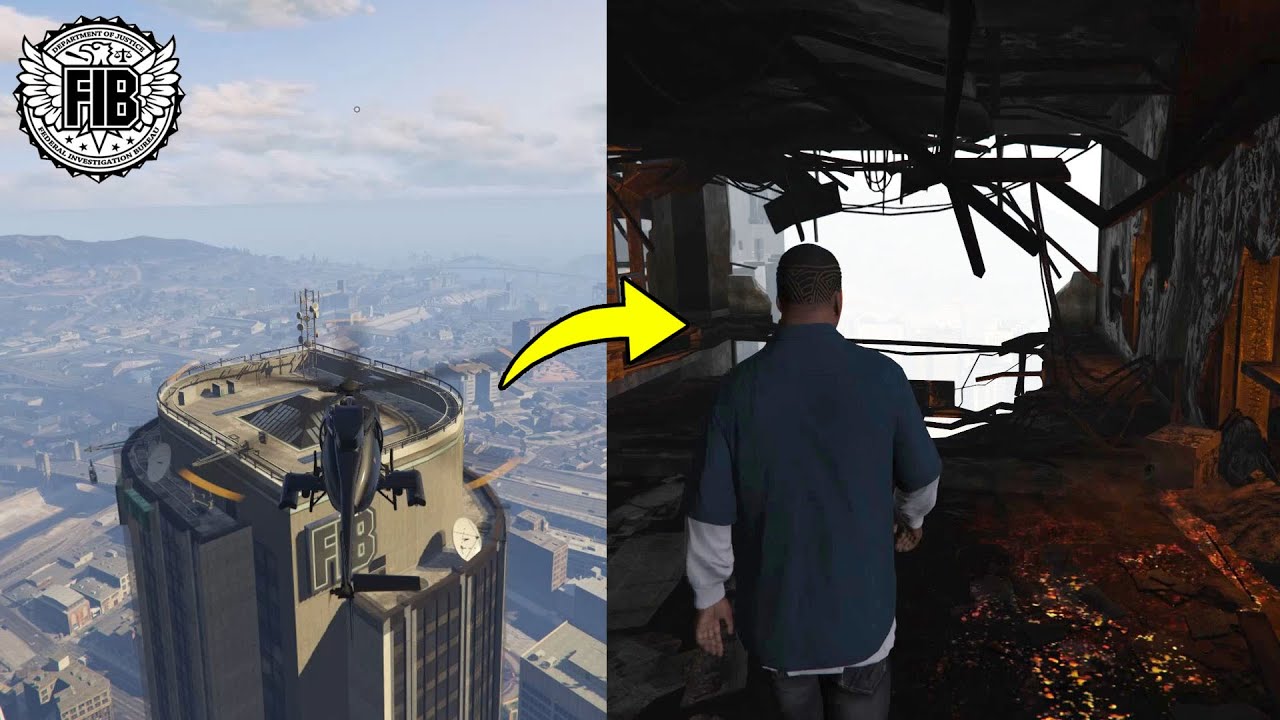 GTA 5 - How To Get Into FIB Building (Single Player - Free Roam)