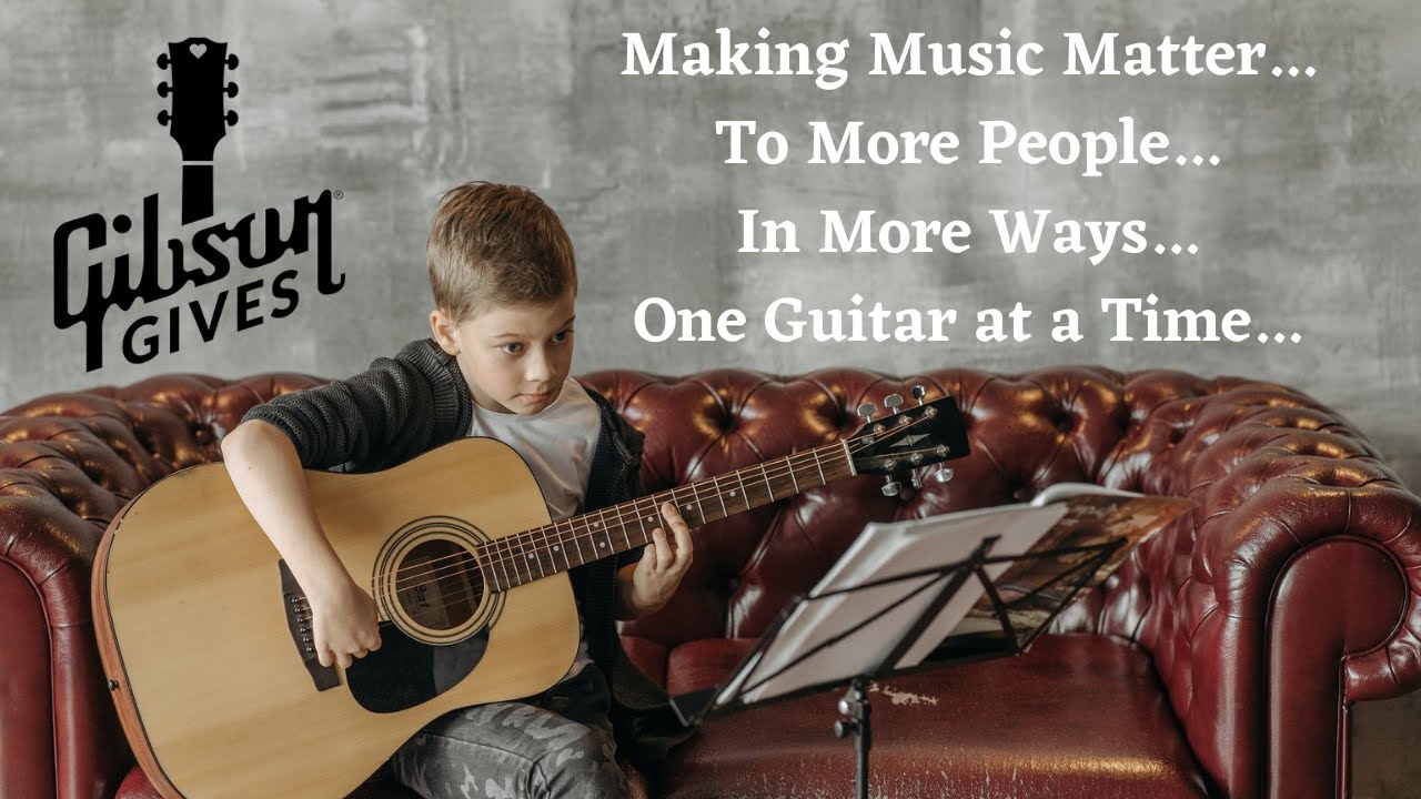 Gibson Gives - Giving Music One Guitar at a Time with Dendy Jarrett, Executive Director & The Trout.