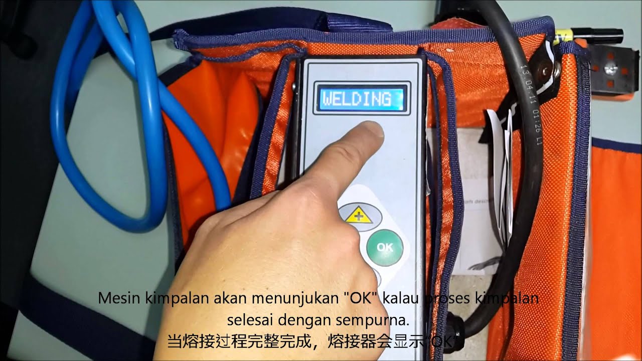 SANSICO electro fusion welding demo video (Malay narrator)