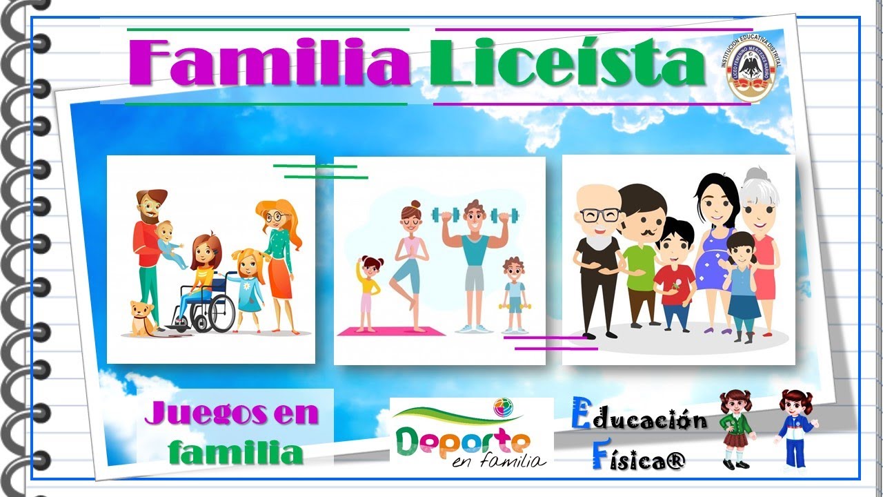 Juegos y ejercicio en casa Semana de la familia Liceista (sorpresa: Baile al final)