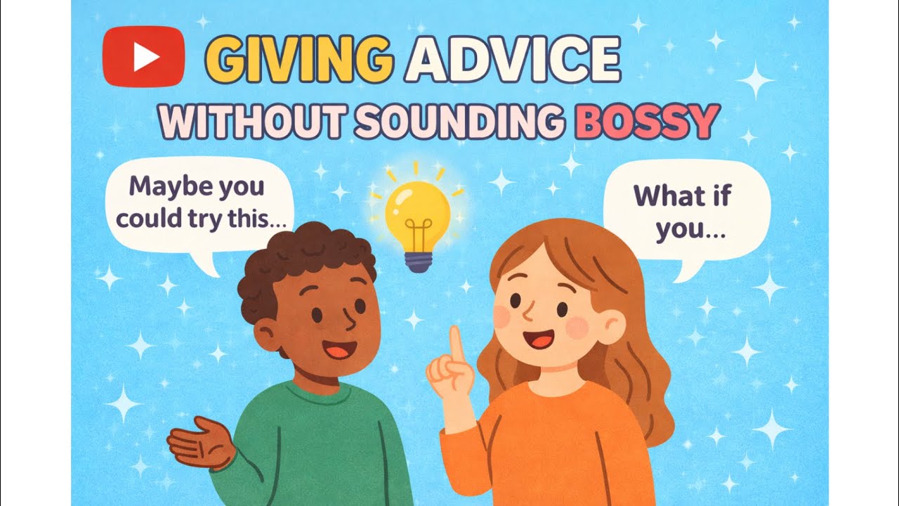 Daily English Conversations | Giving Advice Without Sounding Bossy – Shadowing Exercise  💬🤝✨