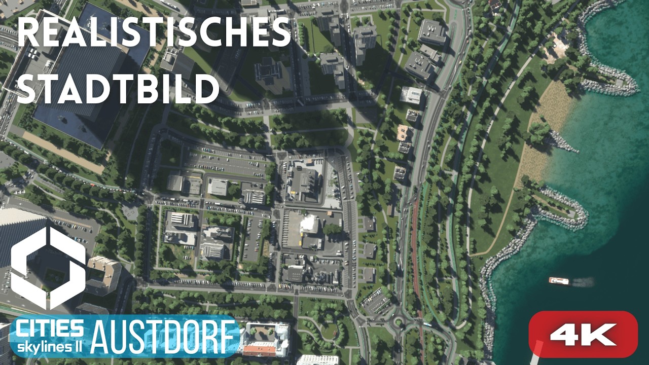 Der Grüngürtel wächst und das kleine Industriegebiet wird endlich beendet. #citiesskylines2  #4k