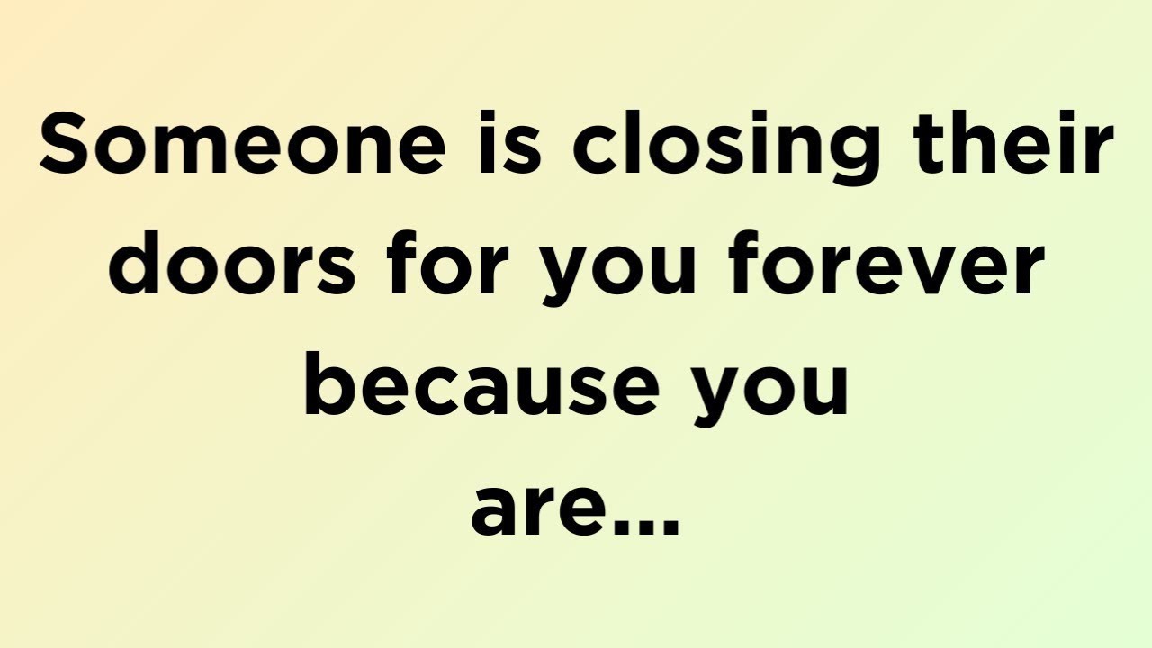 🛑🌈God message today _ Someone is closing their doors for you forever... _ God says _ God message