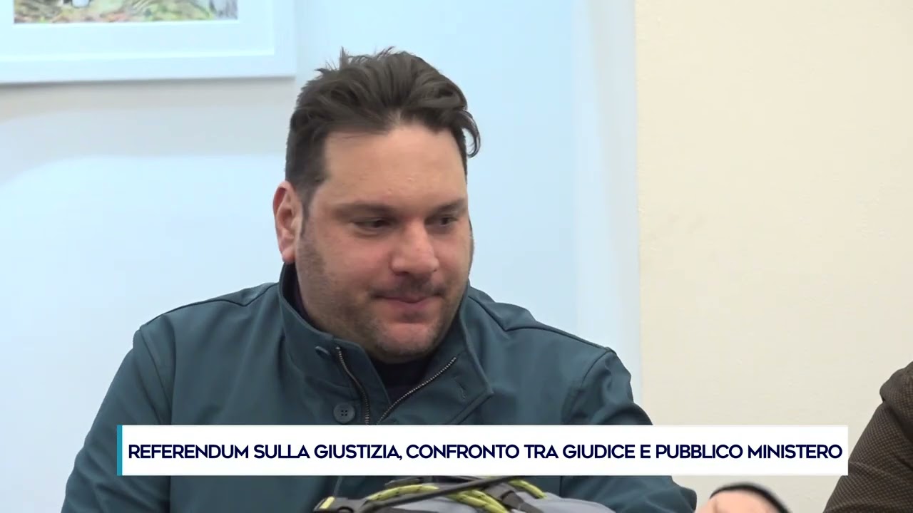 REFERENDUM SULLA GIUSTIZIA, CONFRONTO TRA GIUDICE E PUBBLICO MINISTERO