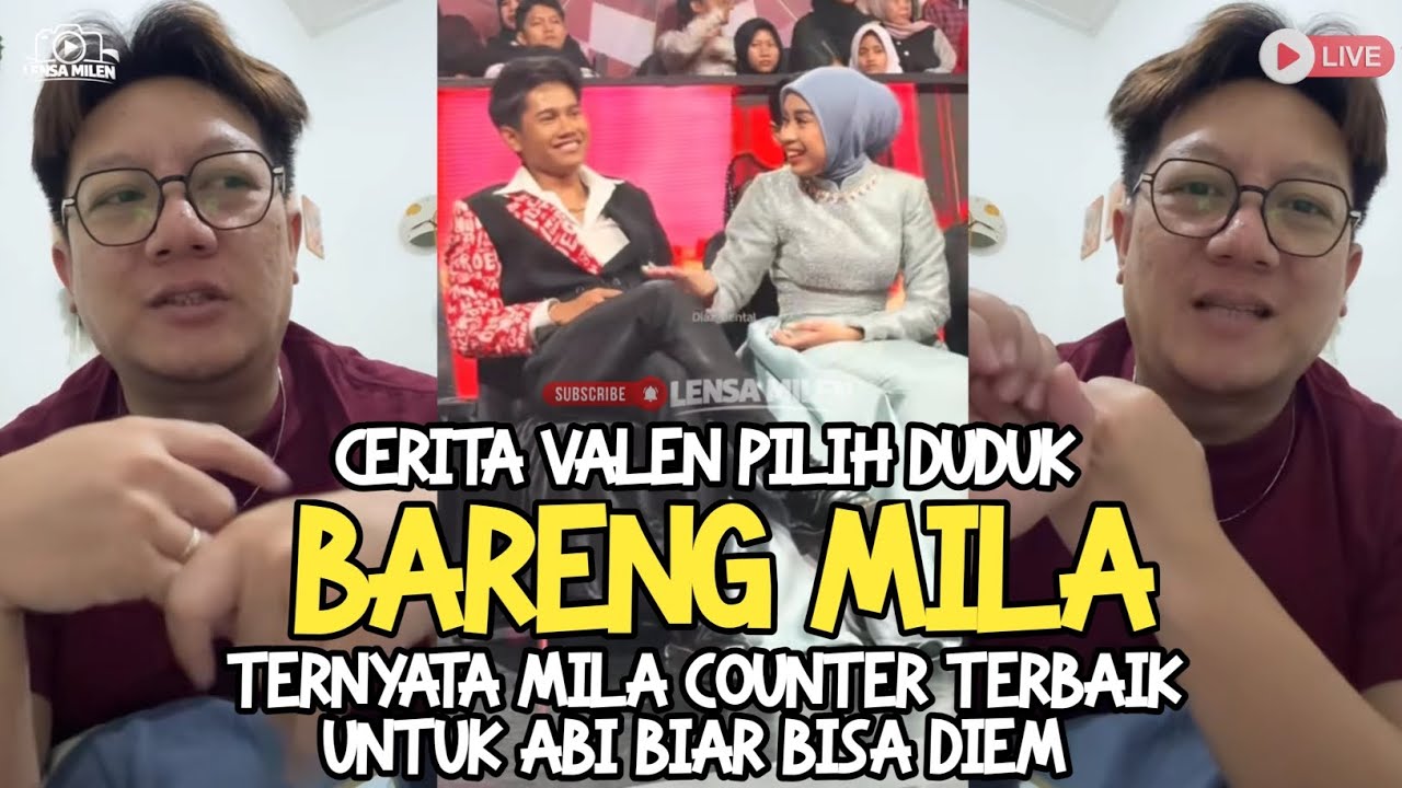 GAK BISA DIEM KALO JAUH DARI MILA ❗ ABI VALEN LEBIH MILIH DUDUK BARENG MILA