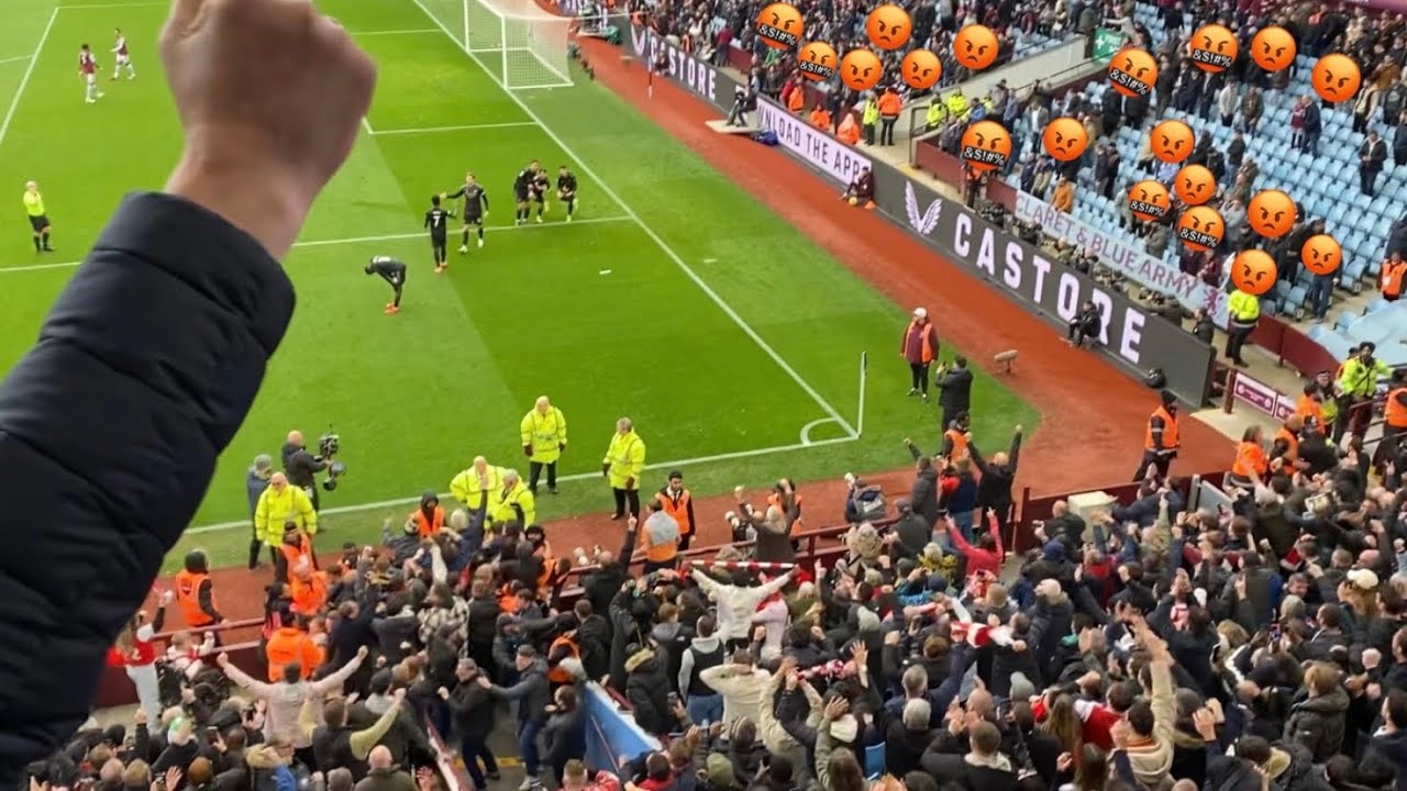 MARTINELLI SCORES IN EMPTY NET 🤔 98’! Aston Villa 2-4 Arsenal (18/02/23)
