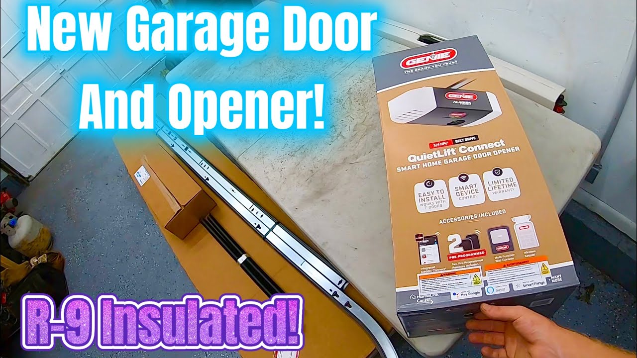 DIY Garage Door & Opener Upgrade: From 1960s Wood to Modern Insulated Wayne Dalton 9100!