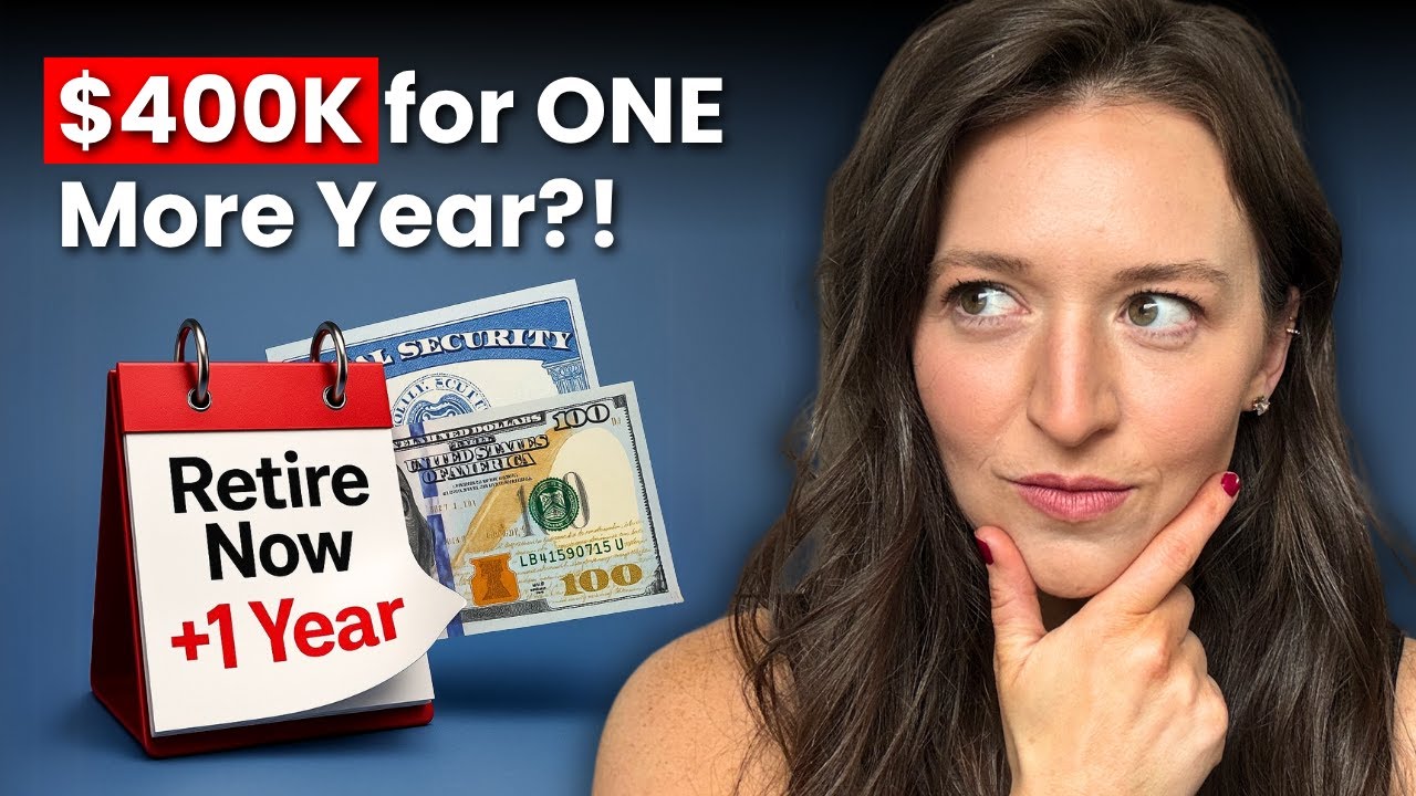 Is It Worth It? The Shocking $400K Value of Delaying Retirement by Just One Year