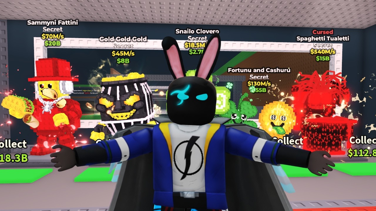 OBRIGADO SAMMY! GANHEI MEU PRIMEIRO BRAINROT DE 500/s NO ROUBE UM BRAINROT!