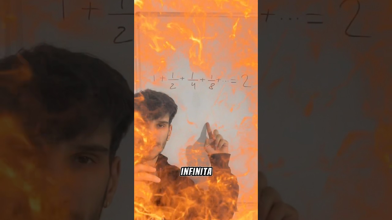 Sabías que una suma infinita da un número finito?🤯 