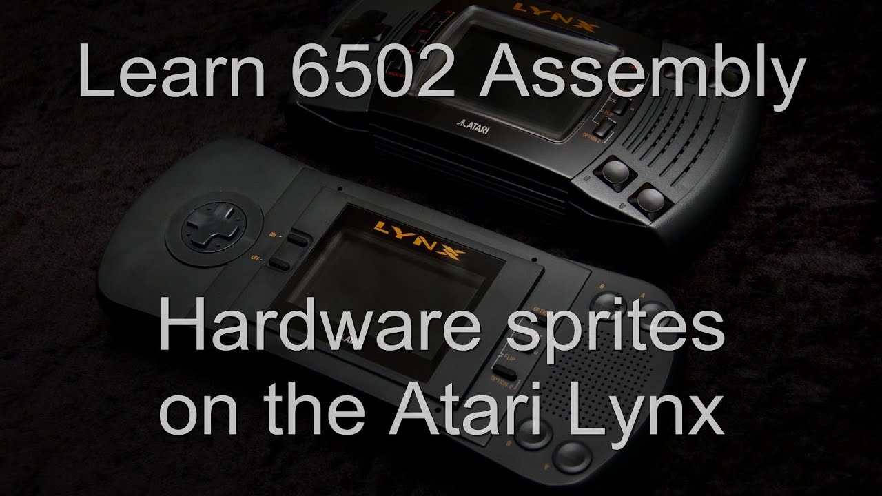Lesson P32 - Hardware sprites on the Atari Lynx