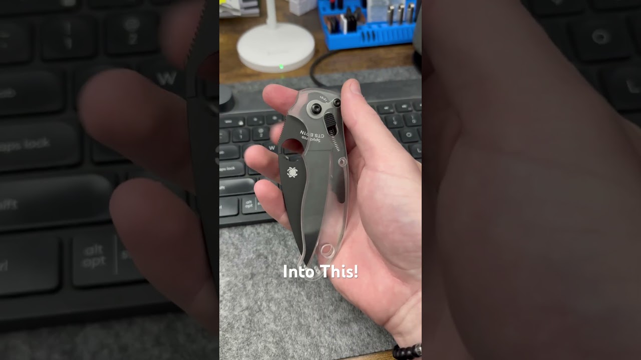 Spyderco Mods!!! Spyderco Manix 2.