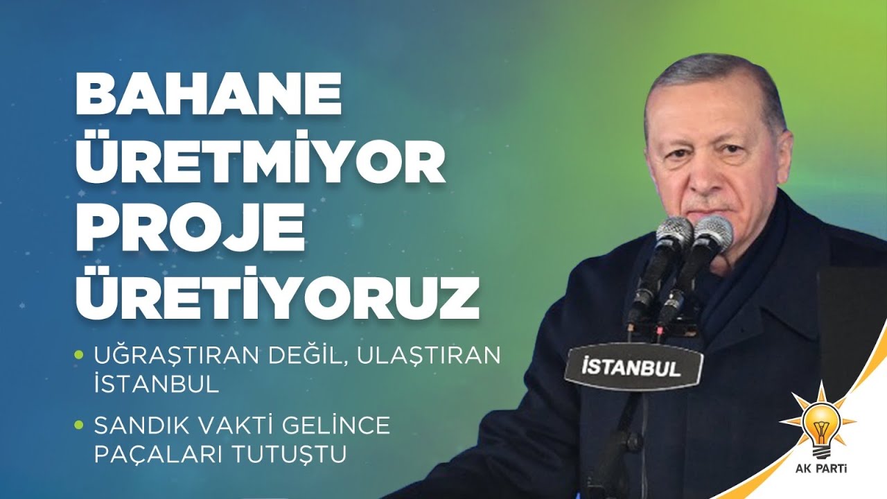 İstanbul Havalimanı Metrosu Kağıthane Gayrettepe Etabı Açılış Töreni