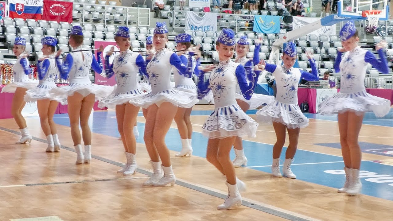 Majorettes NESSIE Trutnov / defilè Baton Classic seniors, Zadar 2023 Majorette World Championship