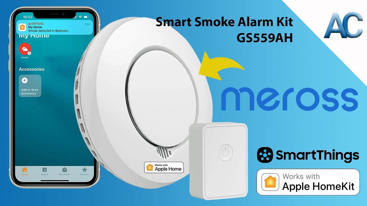 Meross Smart Smoke Alarm Kit | Per proteggere i nostri ambienti, funziona con Homekit e SmartThings