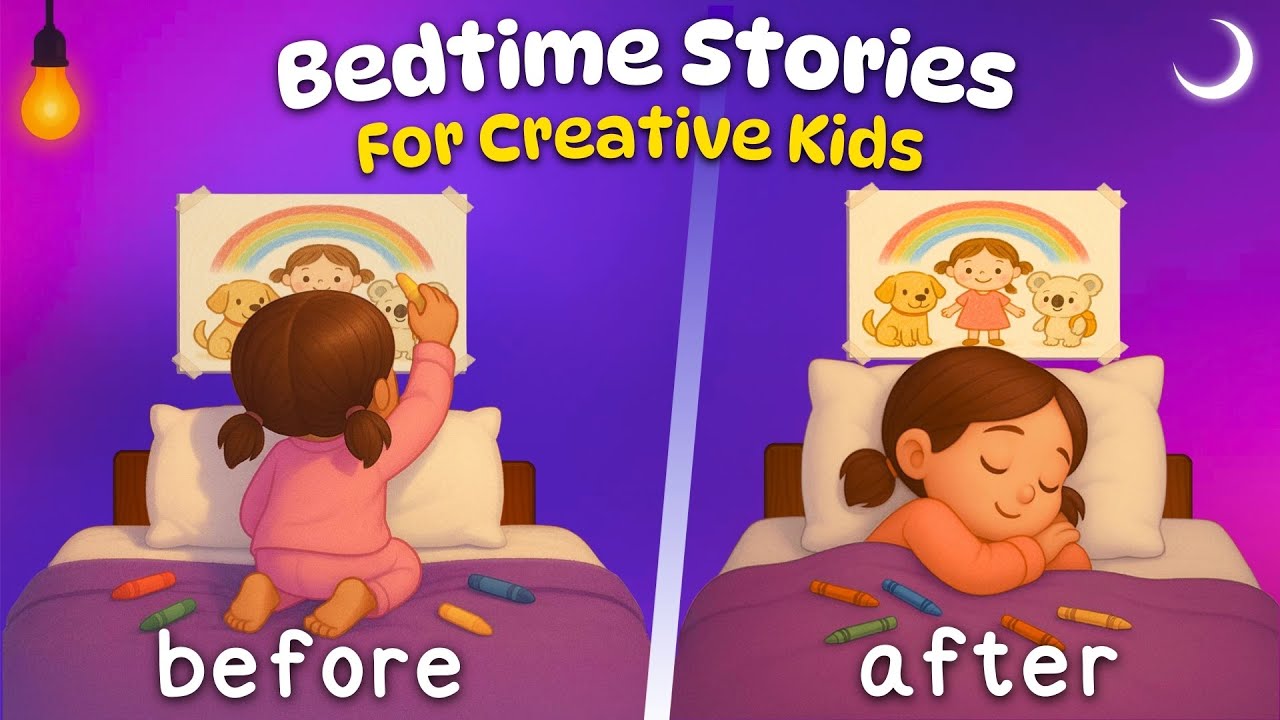 Bedtime Stories for Creative Kids 🎨 The Best Sleepy Tales 💤